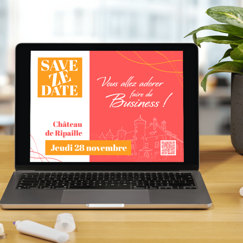 Identité visuelle & Supports de communication, Féminin Entreprendre / Ze Event