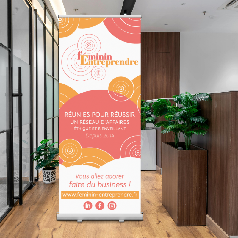 Roll-up, Féminin Entreprendre