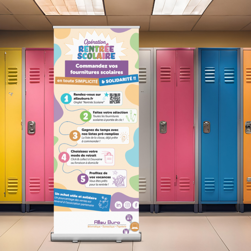 Roll-up, Opération Rentrée Scolaire